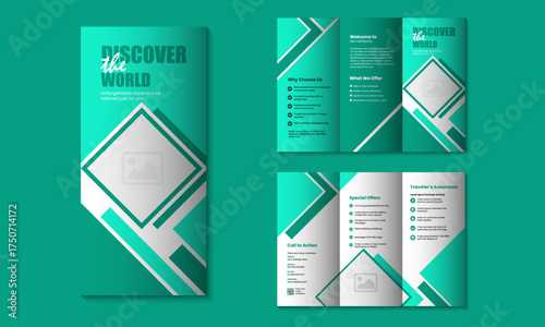 Creative Marketing Trifold Brochure for Business Promotion