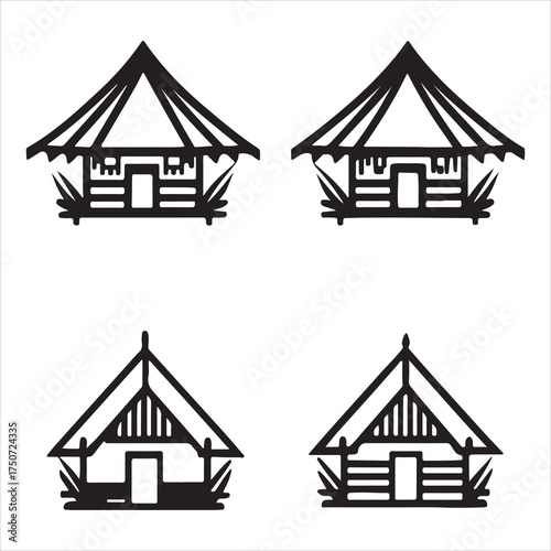 Cultural Heritage Preserved in an Earthen Tribal House, A Sustainable Rustic Home Showcasing Authentic Indigenous Architecture and Traditional Community Life.