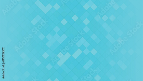 Abstract geometric composition featuring sparse cubes and vibrant color gradients