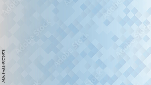 Abstract geometric arrangement of sparse cubes in vibrant cmyk colors with helvetica and courier typography