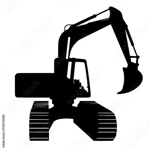 excavator vector illustration 