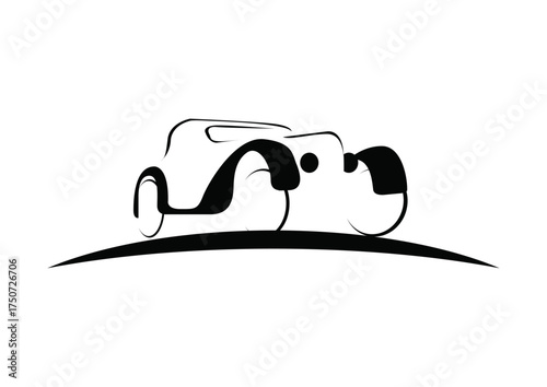logo de voiture ancienne vintage