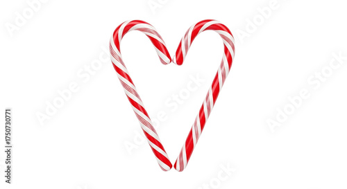 heart shaped candy canes