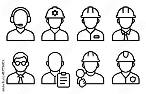 Technological Roles Icons
