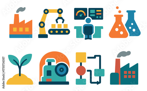 Technological Process Icons