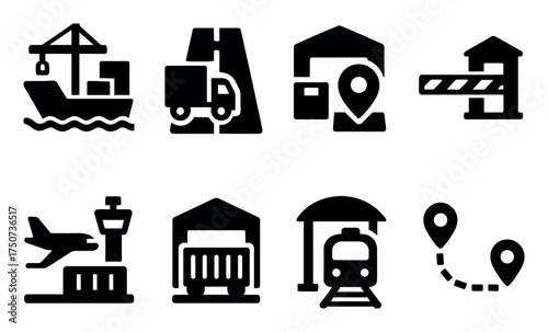 Cargo Icon Set