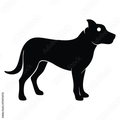 Dog Silhouette – Loyal Pet Animal Vector Design Outline Art