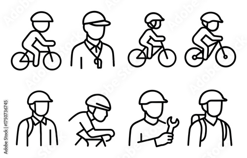 Cycling Protection Icons