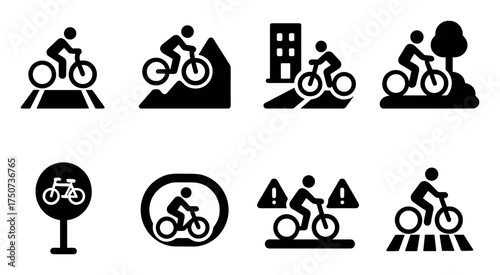 Cycling Icons Grid
