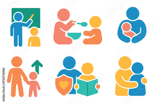Parenting Icons Grid