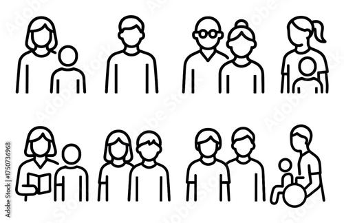 Parenting Icons Grid