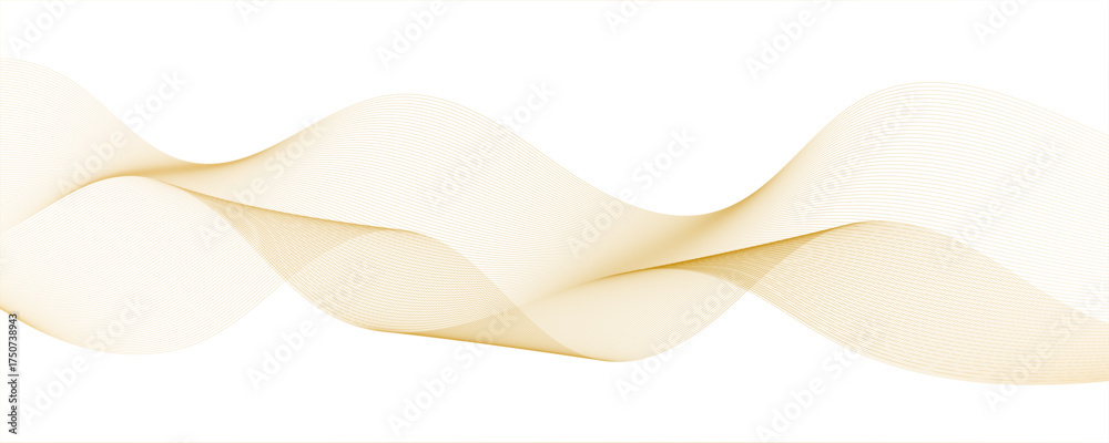 Obraz premium 金色の複雑な曲線の抽象的な背景イメージ素材 Abstract background image of complex golden curves
