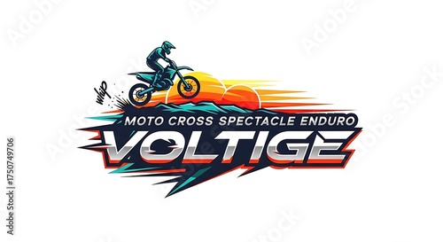 Motocross Spectacle Enduro Voltige - Thrilling Off-Road Adventure and Extreme Sports.
