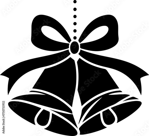  bells vector illustration, butterfly, vector, decoration, flower, illustration, symbol, bow, holiday, element, tattoo, ribbon, image, ornament, summer, black, fly
