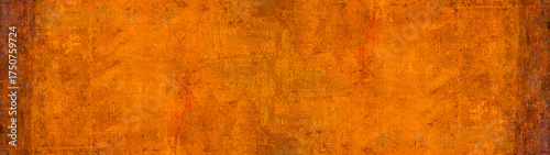 Abstract grunge grain antique old rusty rustic orange brown metal corten stee...