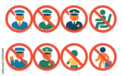 Transport Prohibition Icons