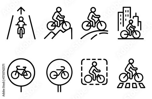 Cycling Icon Grid