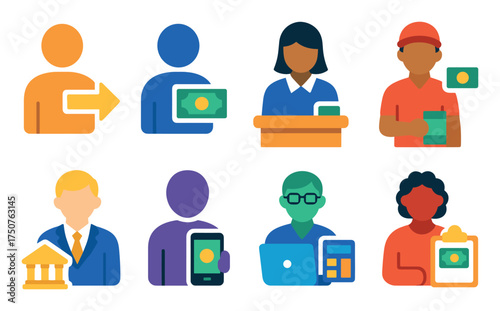 Money Transfer Icons
