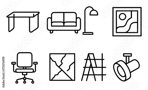 Modern Interior Icons
