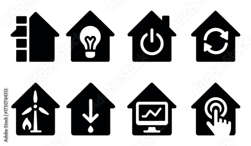 Energy Saving Icons