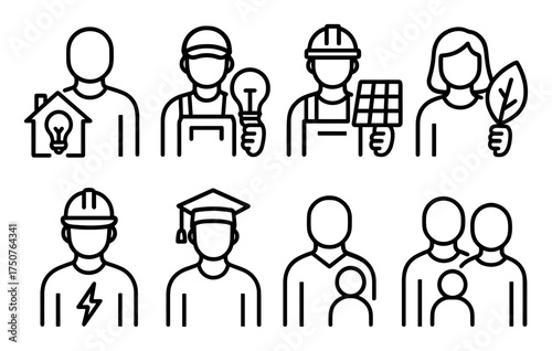 Home Energy Icon Set