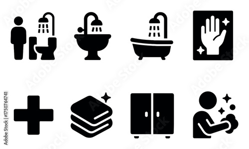 Hygiene Icons Grid