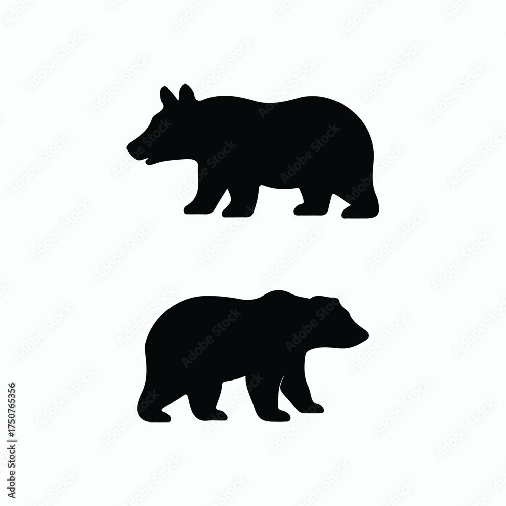 Fototapeta premium vector illustration of a rhino