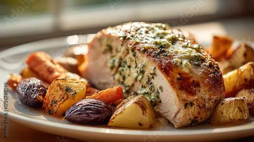 Roasted Turkey with Herb Butter