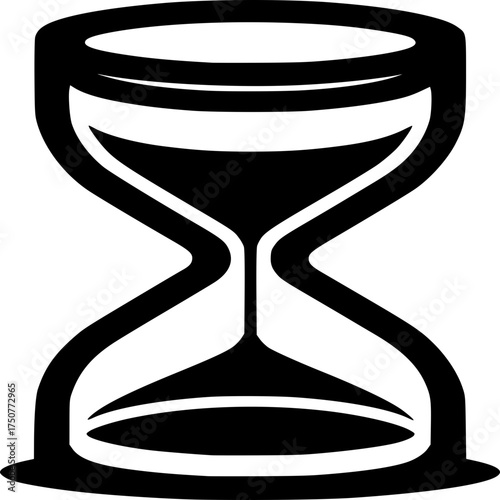 Timeless Passage: A classic hourglass symbol, its flowing sands representing the relentless march of time, a poignant reminder of life's precious moments.