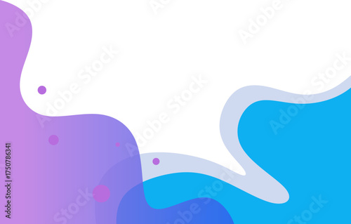 Abstract Gradient Blob Footer