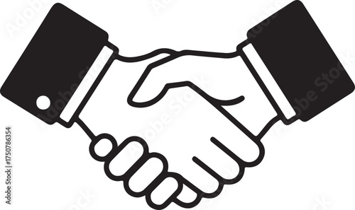 handshake vector illustration