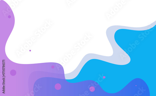 Abstract Gradient Blob Footer