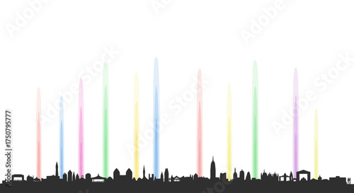 Vertical Music Spectrum Equalizer, Vertical Equalizer Music Spectrum