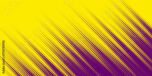Abstract Yellow Grunge Background With Purple Scratch Texture