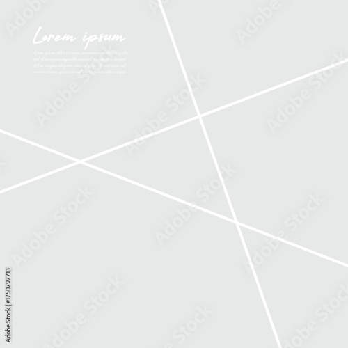 Square Geometric Photo Collage Template for Portfolio or Album