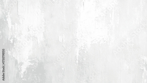 White Paint Concrete Wall Texture Background, Suitable for Presentation and Web Templates with Space for Text.