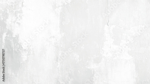 White Paint Concrete Wall Texture Background, Suitable for Presentation and Web Templates with Space for Text.