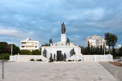 Liberty Monument in Nicosia, Cyprus remembering EOKA fighters