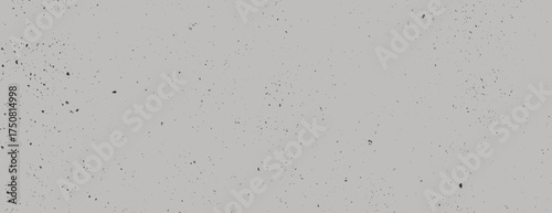 Gray speckled background with a minimalist style. The background features a gray color with a subtle speckled texture. Rough concrete texture background. Gray background vector.