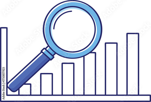 World Statistics Day Illustration. October 20 Global Data Awareness Design. Business Analytics and Statistics Concept Art. Data Visualization and Information Chart Design. Statistical Growth