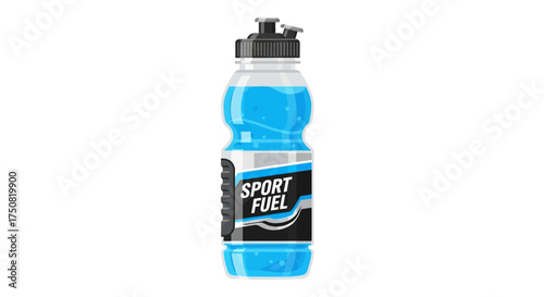 Blue Sport Fuel Drink Bottle.