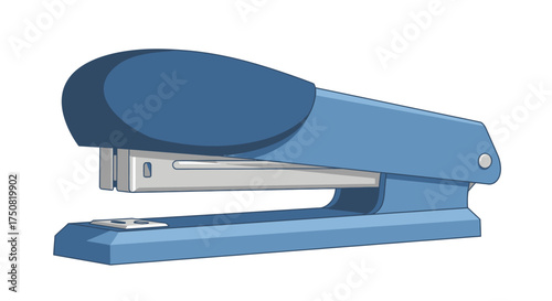 Blue Stapler Office Supply 1.