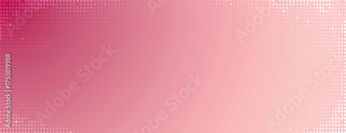 Pink background with halftone gradient effect, featuring a dotted texture. The background is soft and modern, with a pink hue throughout. Minimal halftone vector gradient background