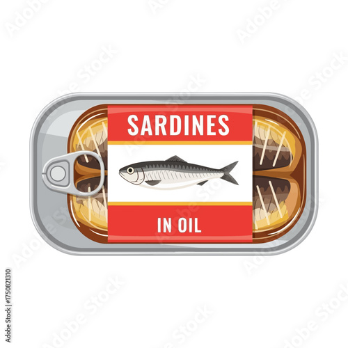 Canned Sardines in Oil.