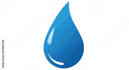 Abstract illustration showcasing the essence of purity and the significance of clean aqua drop