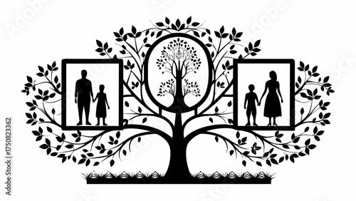 Cherished family memories preserved in a beautiful tree of life art, celebrating love and togetherness, a timeless keepsake that captures familial bonds