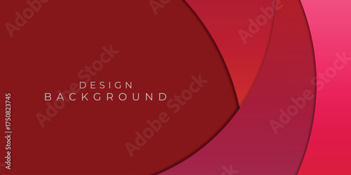 Stunning modern red gradient backdrop with layered curves for elegant presentations or graphic design projects creating a vibrant and professional feel for your audience