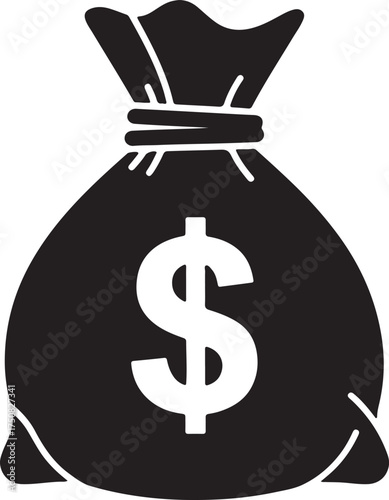 Silhouette of a Person Walking with a Cane on a White Background vector