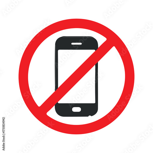 no mobile phone sign