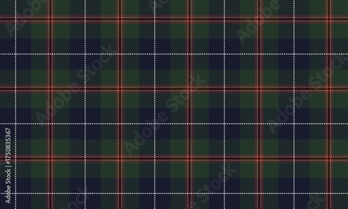 This seamless plaid pattern in blue, green, red, and white creates a classic and vibrant feel. Perfect for designing clothes, skirts, and pants, it adds a touch of flair and style to any look.